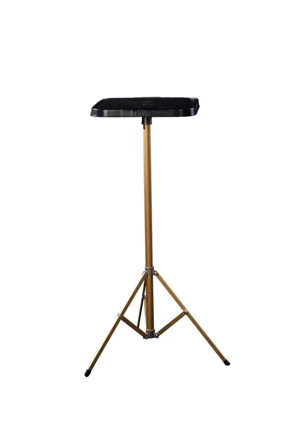 Set of Two 43" Basic Gold Stands w/8" Tops - Image 3