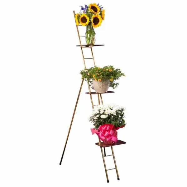 Portable 75" Ladder Rack Value w/8"x12" Shelves Bundle - Image 6
