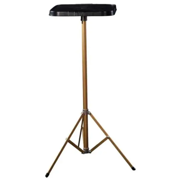 Set of Two 35" Basic Gold Stands w/ 8" Tops - Image 3