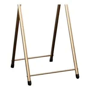 6 Replacement Black Vinyl Feet for Folding and Deluxe Register Stands or Folding Display Table