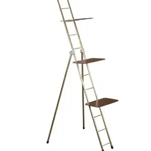 Portable 63" Ladder Rack w/8"x18" Shelves Value Bundle