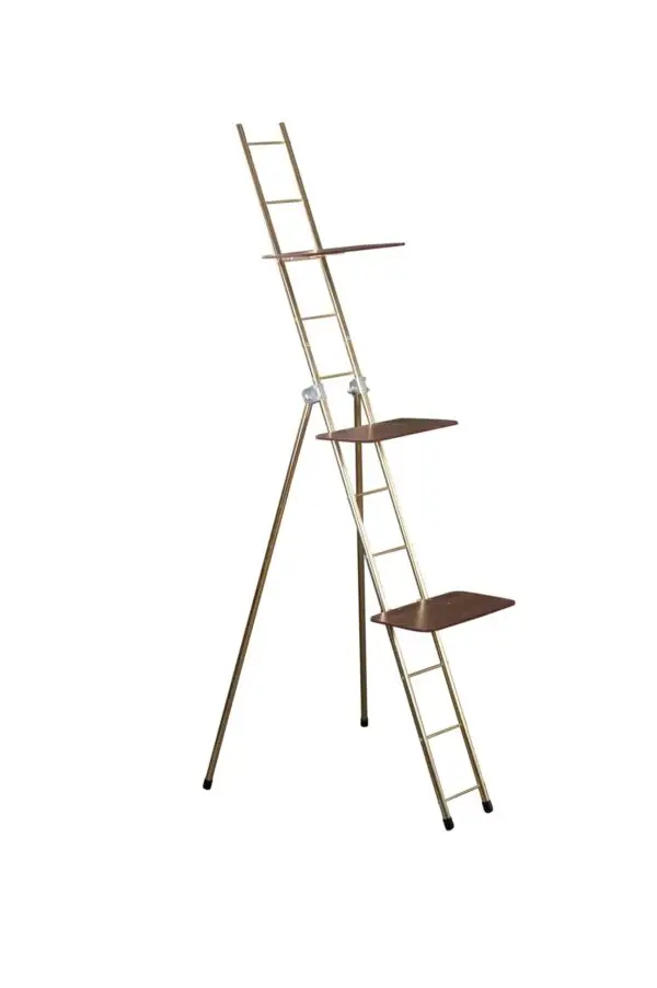 Portable 63" Ladder Rack w/8"x18" Shelves Value Bundle