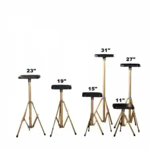 6 Shortest Gold Stands w/12" Tops (Value Bundle)