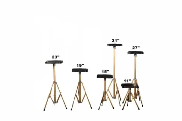 6 Shortest Gold Stands w/8"tops (Value Bundle) - Image 3