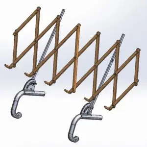Open Casket Rack