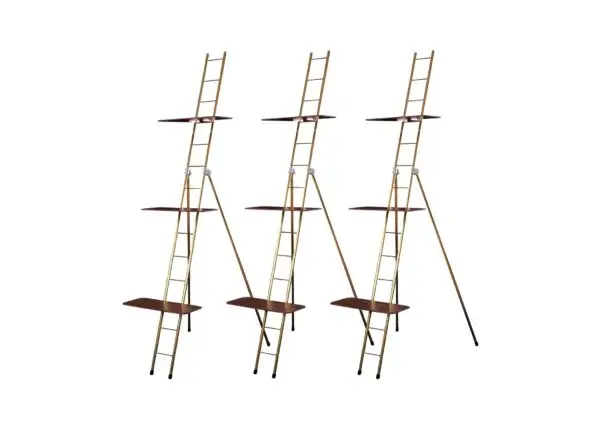 Set of 3 Portable Ladder Rack Shelves Value Bundle - Image 4