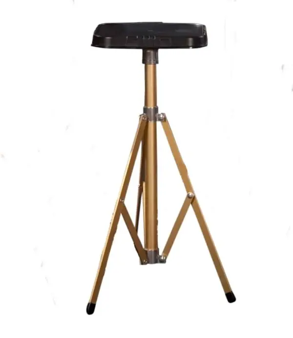 Set of Two 19" Basic Gold Stands w/ 8" Tops - Image 3