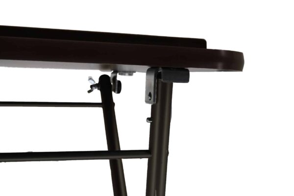 Brown Top with Black Base Standard Folding Lectern/Register Stand - Image 5