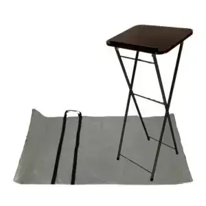 Value Bundle Brown Top with Black Base Standard Folding Lectern/Register Stand
