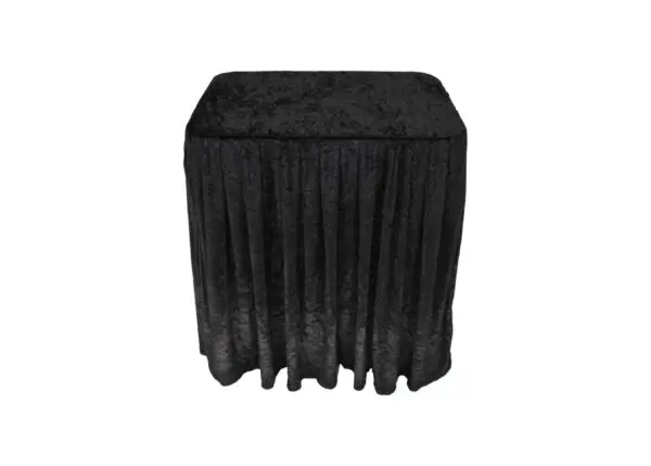 Black Drape for Folding Display Table - Image 2