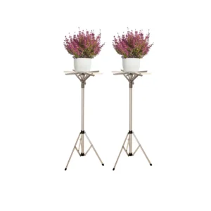 Set of 2 Portable Folding Top Display Stands