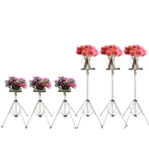 Set of 6 Portable 8" Top Deluxe D Stand Value Bundle
