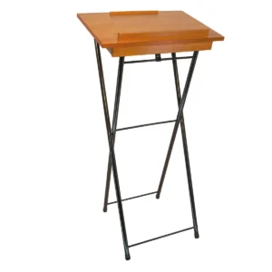 Value Bundle Black Base Deluxe Folding Register Stand/Lectern